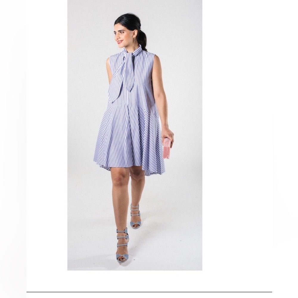 Fabiana Pigna Stipred Dress Women’s Medium Nautical Summer USA